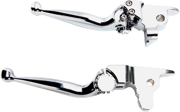 Journey Adjustable Lever Set For Harley Models Silver, 1, nordicamoto.ro