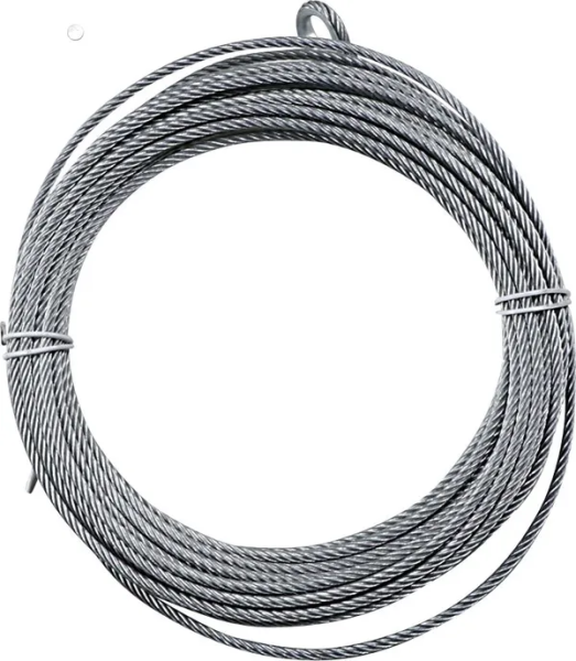Aggro Winch Rope Silver, 1, nordicamoto.ro