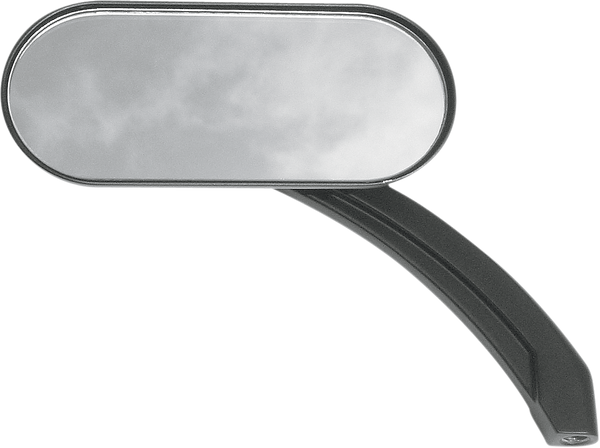 Oval Mirror Matte Black, 2, nordicamoto.ro
