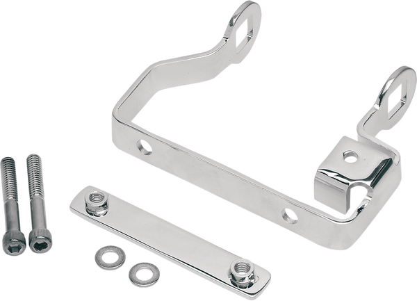 Chrome Coil Mount Bracket Chrome, 1, nordicamoto.ro