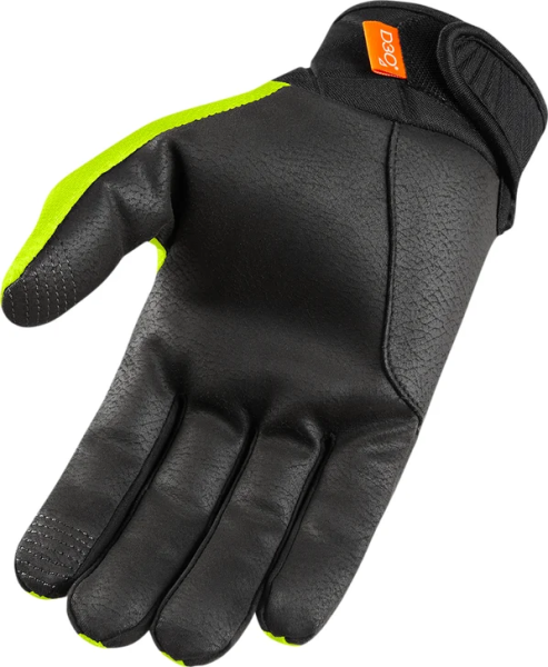 Manusi Textile Icon Anthem 2 Stealth™ Black/Hi-Viz Yellow 2XL, 3, nordicamoto.ro