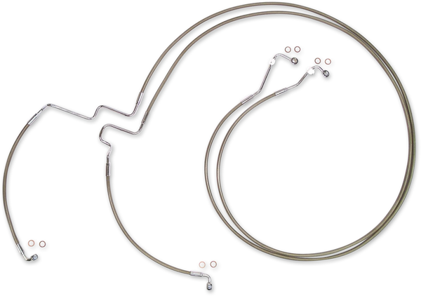 Xr Lower Brake Line Silver Standard, 1, nordicamoto.ro
