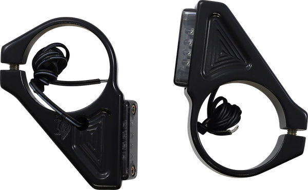 Fork Mount Turn Signals Black, 2, nordicamoto.ro