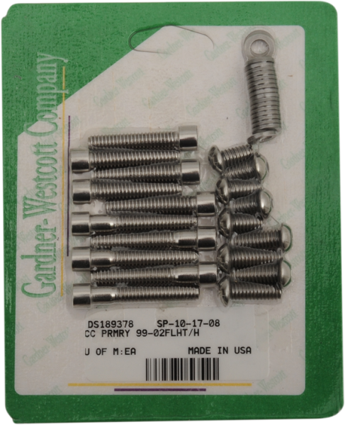 Bolt Kit Stainless Steel, Polished, 1, nordicamoto.ro