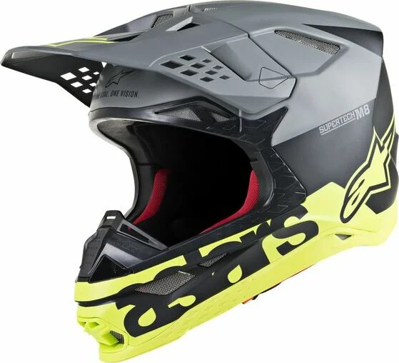 Helmet Sm8 Rdm Wt-bk-g Xs Black, Gloss, Gray, White  XS, 1, nordicamoto.ro