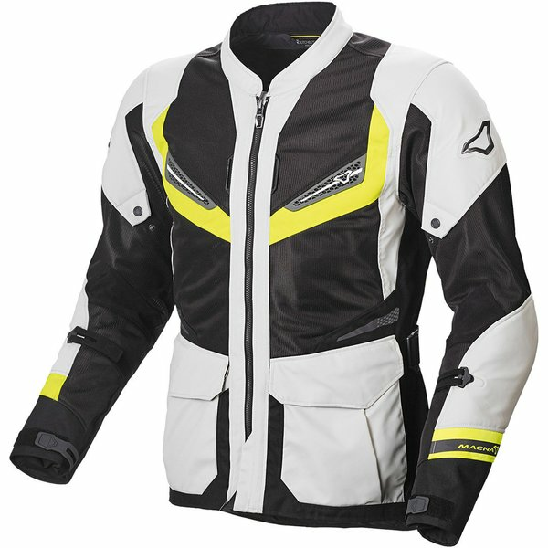 Geaca de vara touring Macna Aerocon Night Eye Gri / Rosu L, 1, nordicamoto.ro