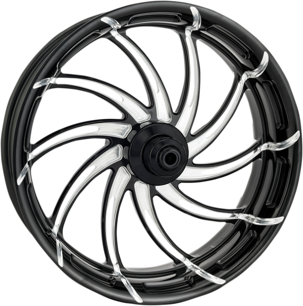 One-piece Aluminum Wheel Black, 3, nordicamoto.ro