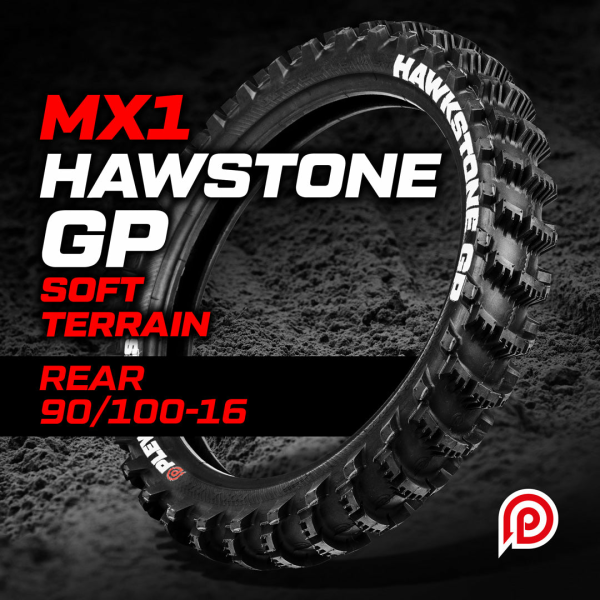90/100-16 Plews MX 1 Hawkstone GP homokos hátsó motokrossz gumiabroncs, 1, nordicamoto.ro