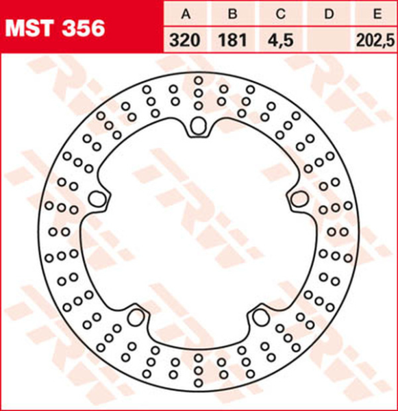Round Fixed Brake Rotor Larger Than 300mm, 3, nordicamoto.ro