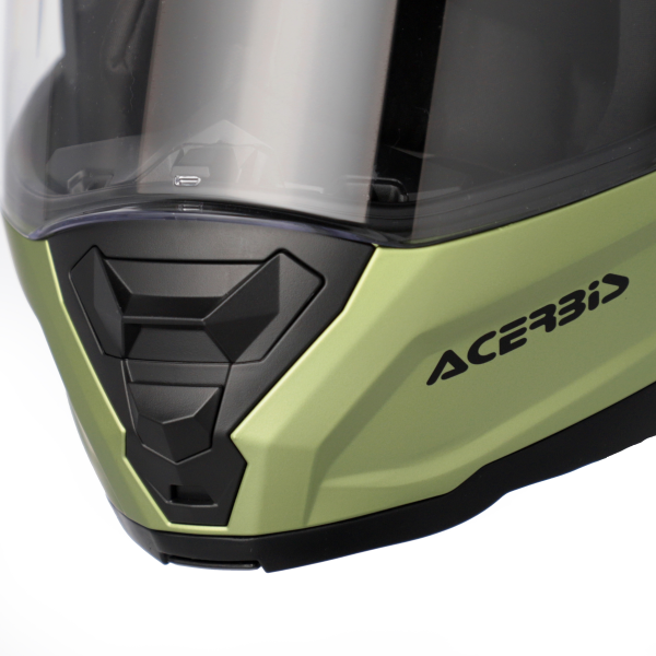 Acerbis Rider Graphic felhajtható sisak, zöld/fekete, M méret, 5, nordicamoto.ro