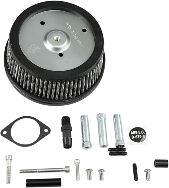 Big Sucker Air Filter Kit Black, Silver, 1, nordicamoto.ro