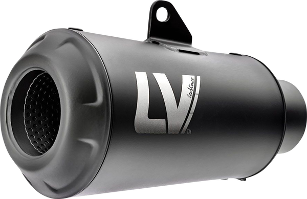 Lv-10 Full Black Slip-on Muffler Black, Matte, 4, nordicamoto.ro