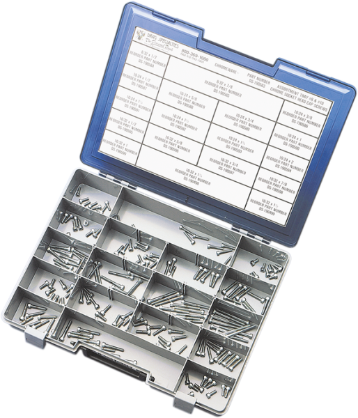 #8 & #10 Fine- And Coarse-thread Bolt Assortment Kits Silver, 1, nordicamoto.ro