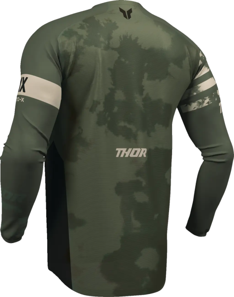 Tricou Thor Launchmode Bleach Verde/Negru 3XL, 9, nordicamoto.ro