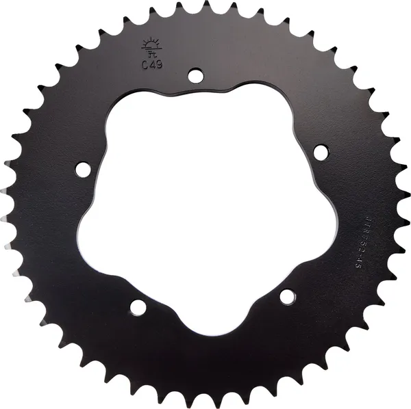 JT SPROCKETS Acél hátsó lánckerék, fekete, 1, nordicamoto.ro