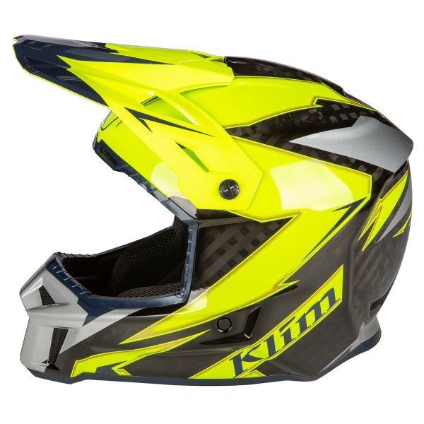 Casca Klim F3 Carbon Off-Road ECE LIGHTNING WHITE, 23, nordicamoto.ro