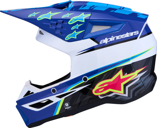 Alpinestars SM3 Falcon sisak, kék/fekete/rózsaszín, XL, 3, nordicamoto.ro