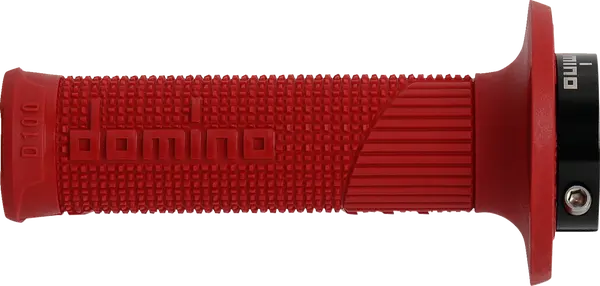 D100 D-lock Grips Red, 2, nordicamoto.ro