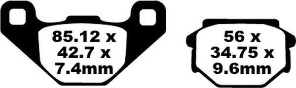 Fa Series Organic Brake Pads, 1, nordicamoto.ro