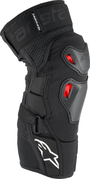 Alpinestars Bionic Pro Plasma térdvédők, fekete/piros/fehér, S/M méret, 1, nordicamoto.ro