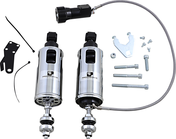 422 Series Shocks With Remote Adjustable Preload Show Chrome, 1, nordicamoto.ro