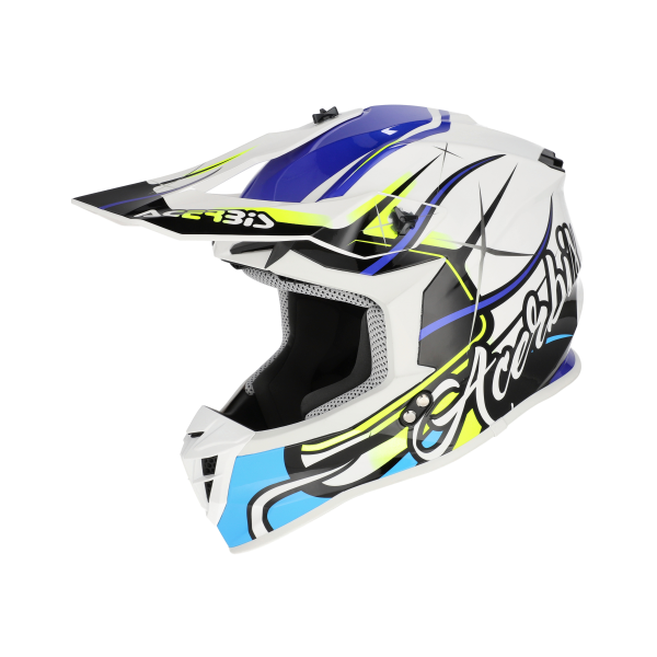 Acerbis Linear 22-06 sisak, fehér/kék, M-es méret, 1, nordicamoto.ro
