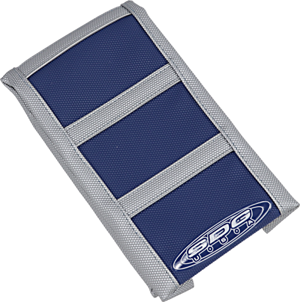 6-rib Gripper Seat Cover Blue, Gray, 1, nordicamoto.ro