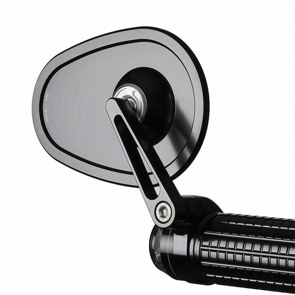 Handlebar End Mirror Black, 4, nordicamoto.ro