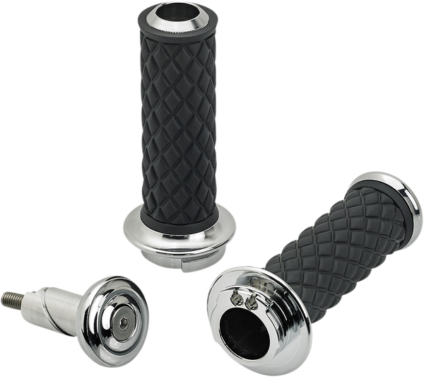 Alumicore Grips Silver, 1, nordicamoto.ro