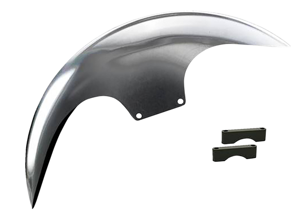 Cafe Front Fender For 21(r) Wheel Silver, 1, nordicamoto.ro