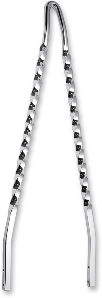 Twisted Sticks Sissy Bar Silver, 2, nordicamoto.ro