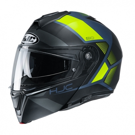 Casca HJC i90 Hollen Rosu Fluo S, 1, nordicamoto.ro