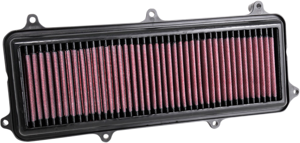 High-flow Air Filter Black, Red, 4, nordicamoto.ro
