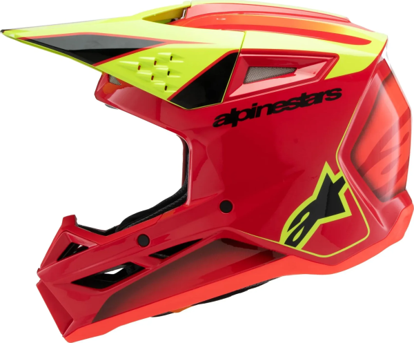 Alpinestars S-M3 Fray gyermek sisak, fekete/piros/sárga, L méret, 6, nordicamoto.ro