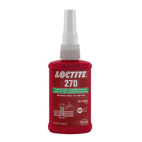 270 High Strength Threadlocker Adhesive Red, 1, nordicamoto.ro