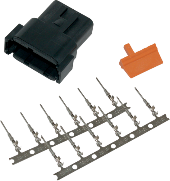 Deutsch Dtm Plug And Receptacle Kit Black, 1, nordicamoto.ro