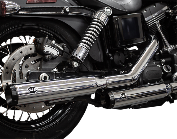 Grand National Slip-on Mufflers Black, 2, nordicamoto.ro