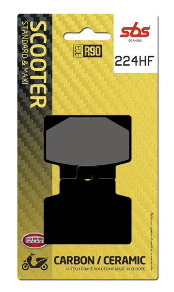 Hf Street Ceramic Organic Brake Pads, 2, nordicamoto.ro