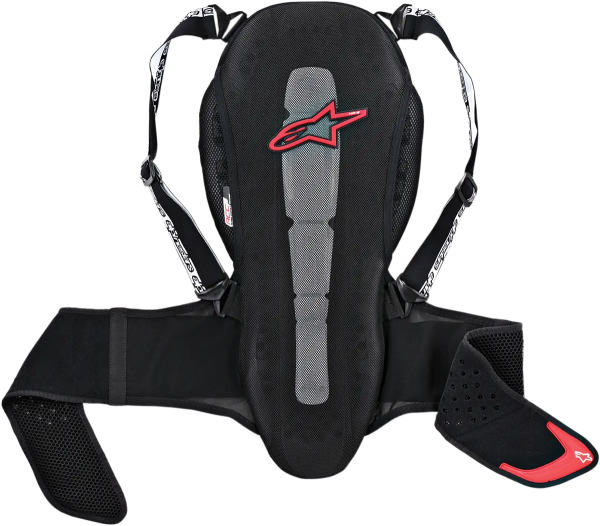 Alpinestars Nucleon KR-2 hátsó védőpáncél, fekete/piros, M méret, 1, nordicamoto.ro