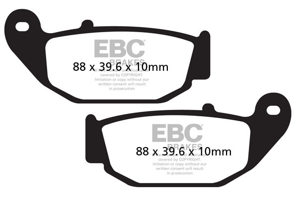 Fa Series Organic Brake Pads, 2, nordicamoto.ro