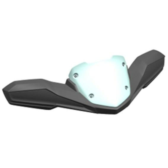CFMOTO CFORCE 800 / 850 / 1000 ATV szélvédővel ellátott kézvédők – FEKETE, 1, nordicamoto.ro