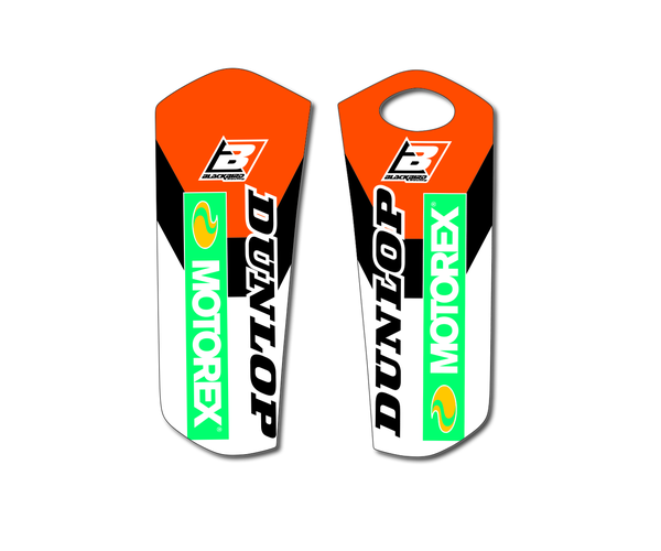 Dream 4 Forkgurd Graphics Black, Green, Orange, White, 1, nordicamoto.ro