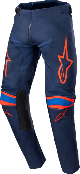 Pantaloni Copii Alpinestars Racer Narin Navy/Orange 26, 1, nordicamoto.ro