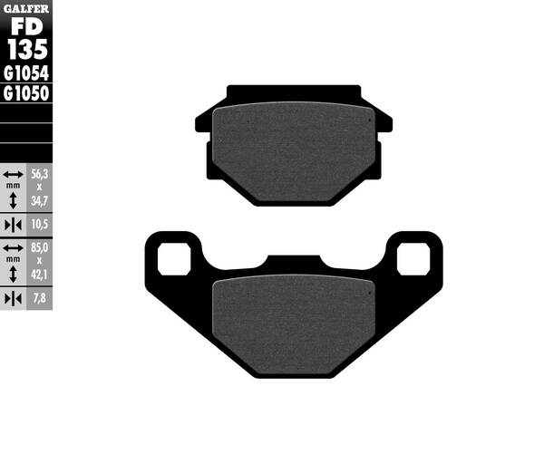 Brake Pad Orcanic, 2, nordicamoto.ro