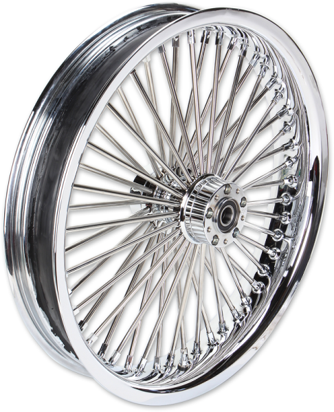 Front Wheel 50 Spoke Radial 23(r)x3.75(r) Chrome Dd Silver, 1, nordicamoto.ro