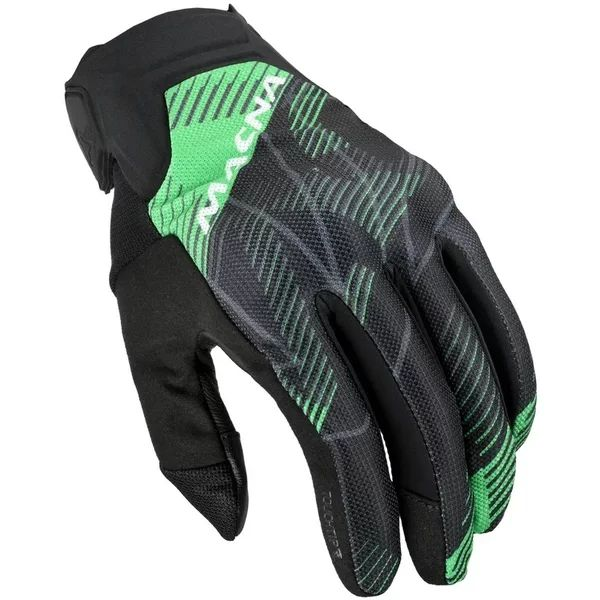 Manusi de piele MACNA OBTAIN LEATHER 3XL Negru/Rosu, 20, nordicamoto.ro