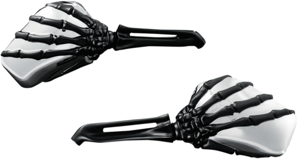 Skeleton Hand Mirrors Black, 1, nordicamoto.ro
