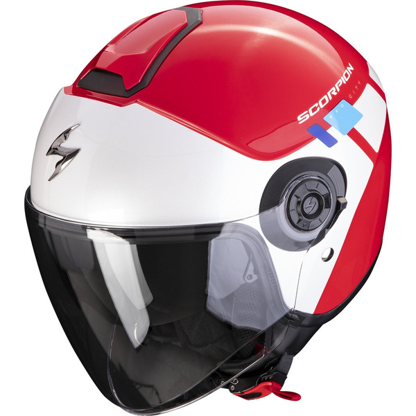 Casca open face/jet SCORPION EXO CITY II MALL M Rosu/Alb, 7, nordicamoto.ro