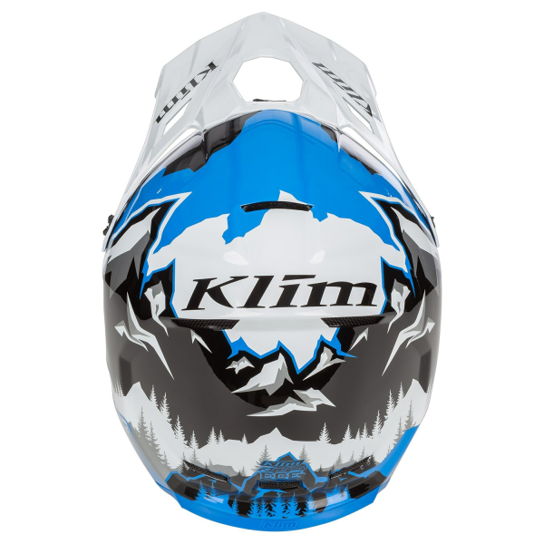 Klim F3 Carbon ECE Unruly fekete–fehér motoros sisak, 88, nordicamoto.ro