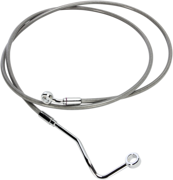 Xr Stainless Upper Brake Line Silver, Polished Standard, 2, nordicamoto.ro